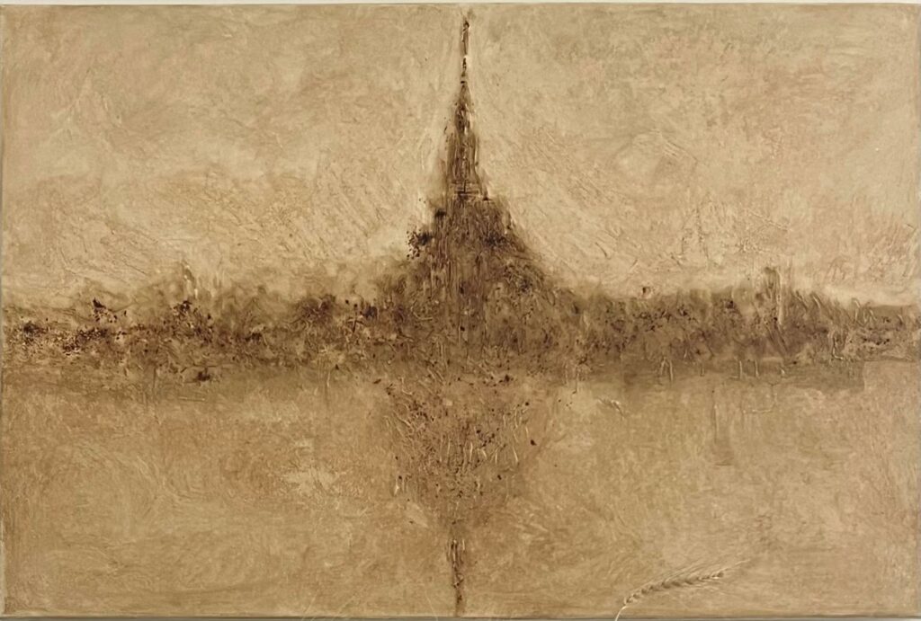 Memoria - obra de arte contemporáneo de Olga Silvia García López, exploración visual del recuerdo y el tiempo